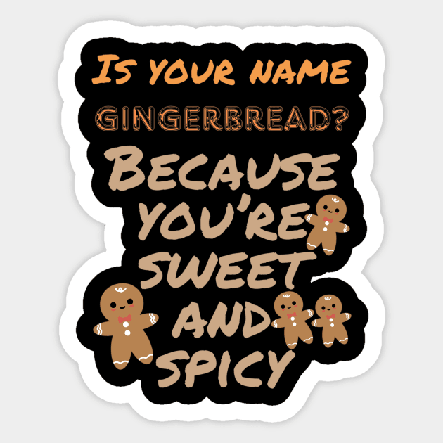 GINGERBREAD BLOWING HEAD!! Sticker by Sharing Love